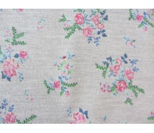 Sweat - grau meliert Blumen